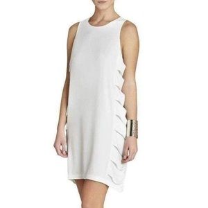 BCBGMaxAzria Eren white cutout dress